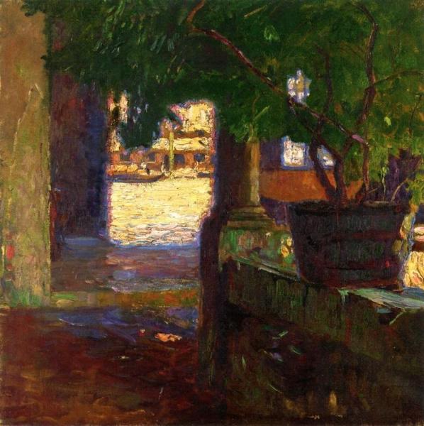 Carl Julius Rudolf Moll View Of The Canal In Venedig