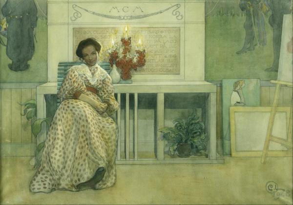 After The Prom by Carl Larsson