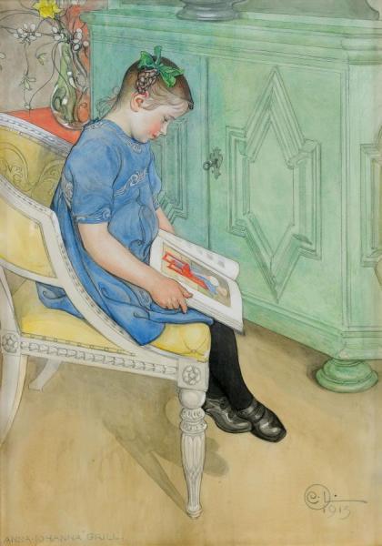 Anna Johanna Ii by Carl Larsson Oil Painting Reproductions