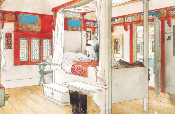 Carl Larsson Carl Larsson's Bed