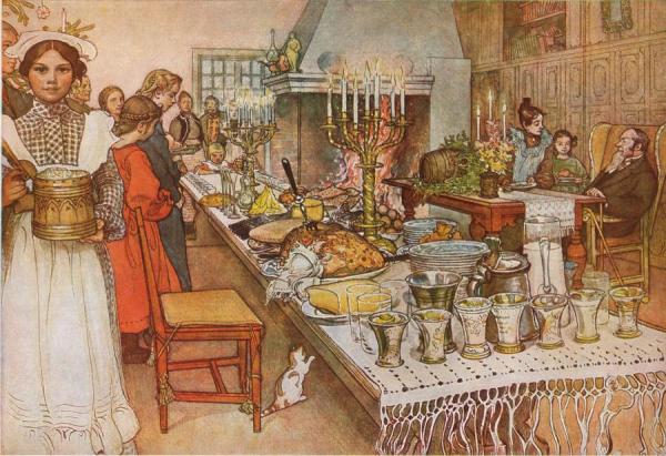 Carl Larsson Christmas Eve(1904-1905)
