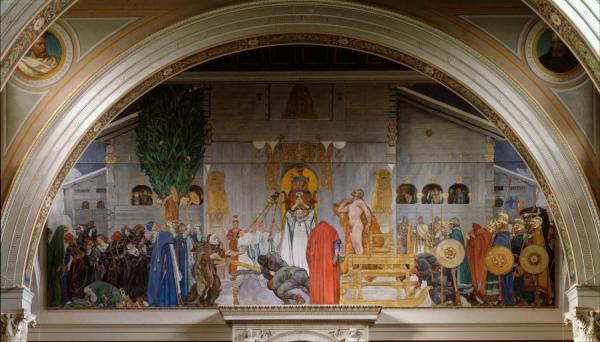 Midwinter's Sacrifice by Carl Larsson