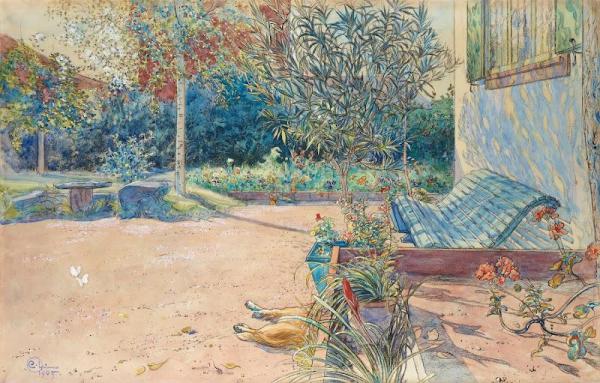 My Yard by Carl Larsson