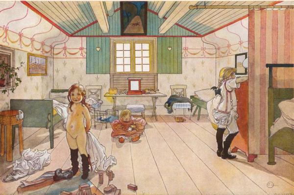 Carl Larsson The Small Girls Room