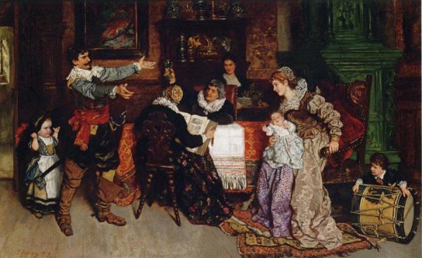 The Triumphal Return by Carl Ludwig Friedrich Becker