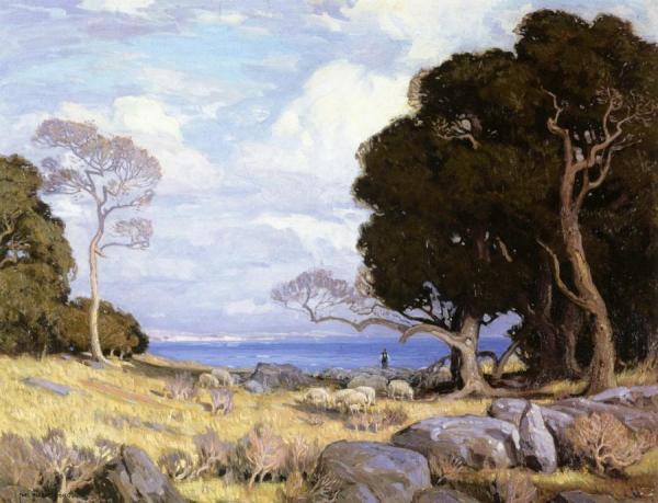 A Summer Day, Pacific Coast by Carl Oscar Borg