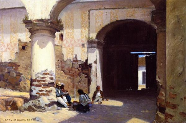 Open Door At The Governor's Palace by Carl Oscar Borg