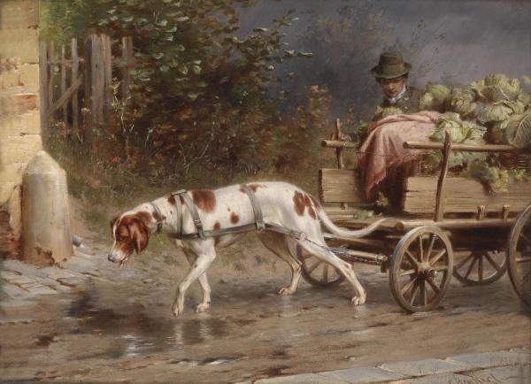 On The Way To Market by Carl Reichert
