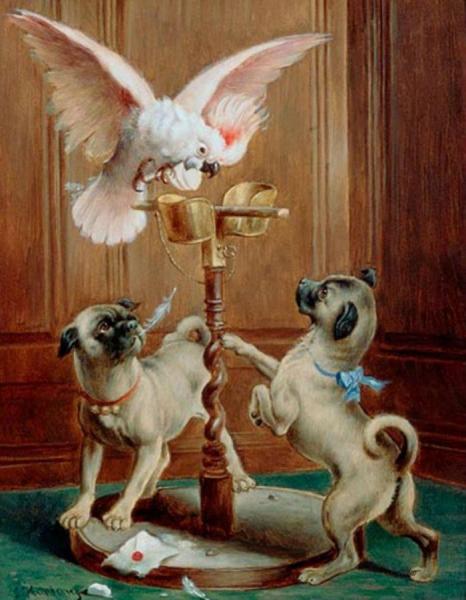 The Disturbed Cockatoo by Carl Reichert