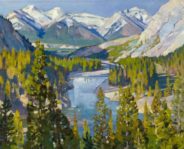Bow Valley by Carl Rungius