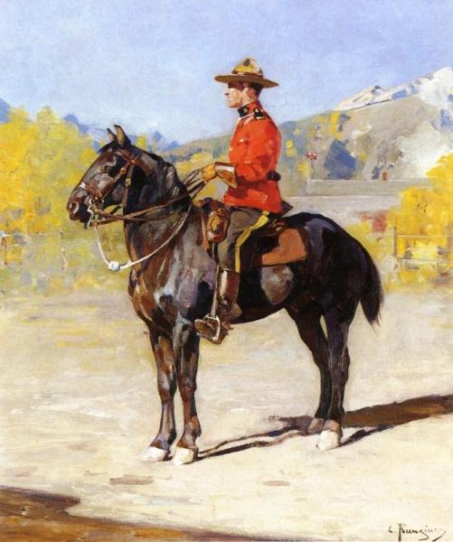 Canadian Mounted Policeman by Carl Rungius