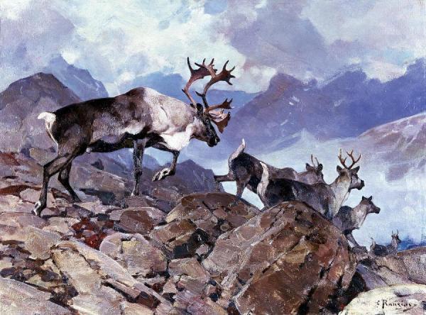 Fall Storm by Carl Rungius