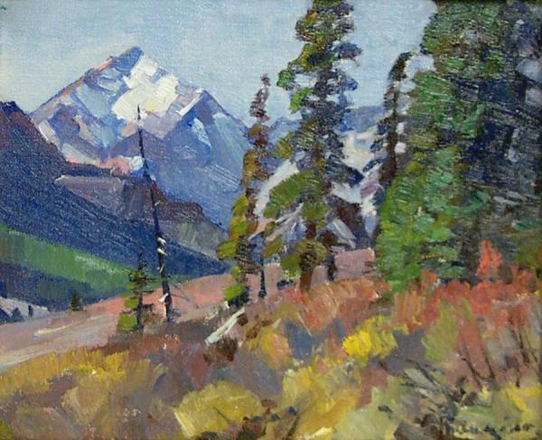 Landscape Sketch by Carl Rungius