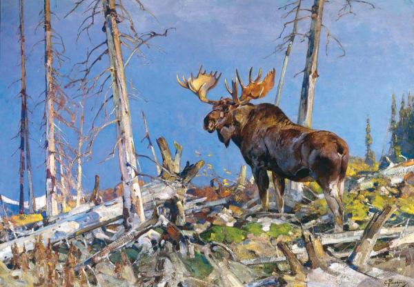 Northern King by Carl Rungius Oil Painting Reproductions