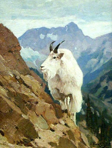 The Cragmaster by Carl Rungius