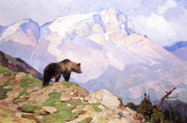 Carl Rungius The Old Man Of The Mountains