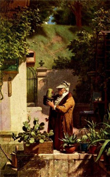 The Pensionist by Carl Spitzweg