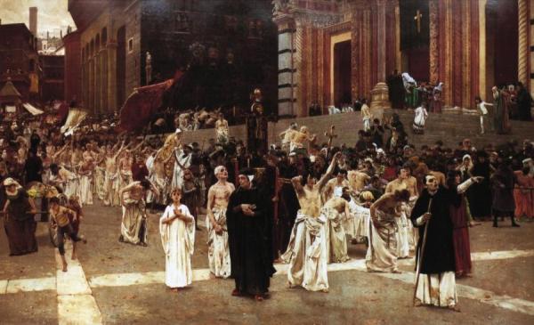 The Flagellants by Carl Von Marr