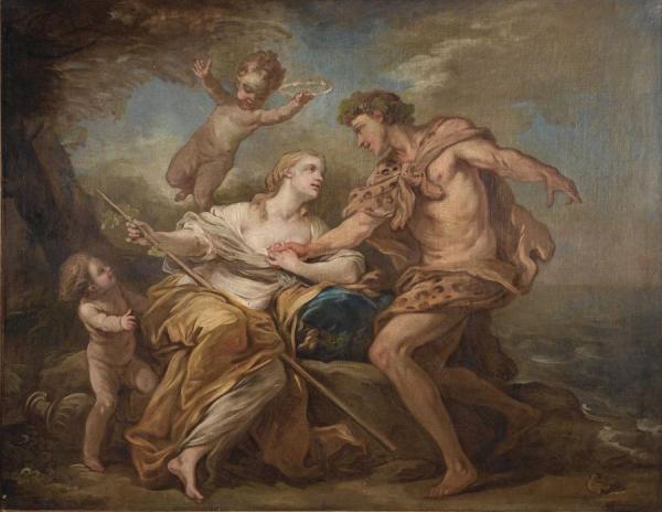 Bacchus And Ariadne by Carle Van Loo Oil Painting Reproductions