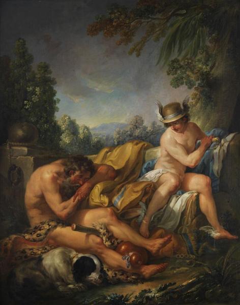 Mercury And Argus by Carle Van Loo Oil Painting Reproductions