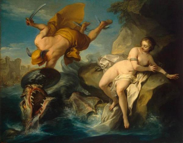Perseus And Andromeda by Carle Van Loo Oil Painting Reproductions
