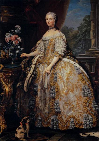 Portrait Of Marie Leszczynska, Queen Of France by Carle Van Loo Oil Painting Reproductions