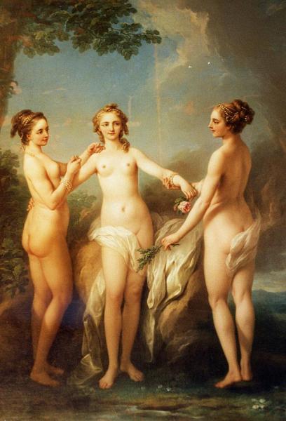 The Three Graces by Carle Van Loo