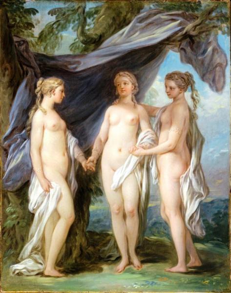 The Three Graces by Carle Van Loo