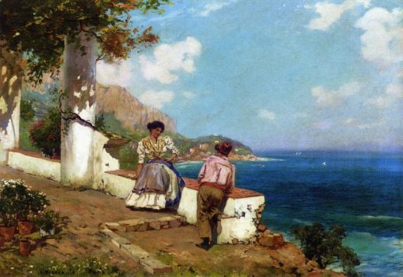 Courting Couple, Naples by Carlo Brancaccio