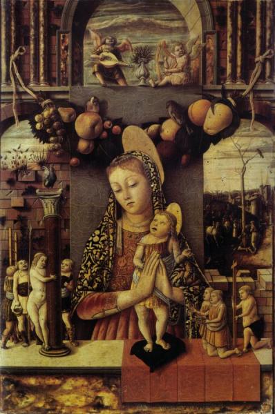 Carlo Crivelli Madonna And Child(1460)
