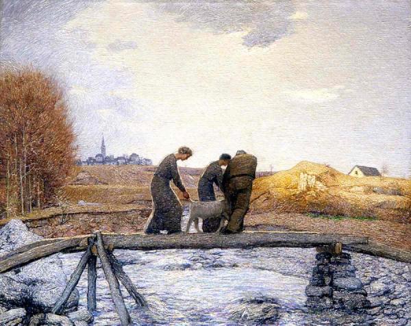 Afternoon In March by Carlo Fornara