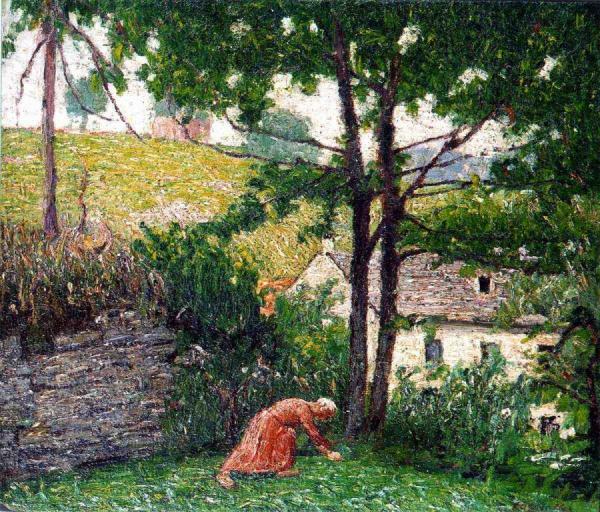 At Buttogno by Carlo Fornara