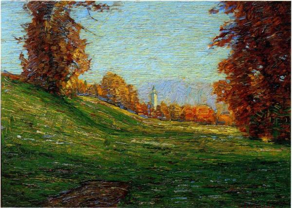 Landscape by Carlo Fornara