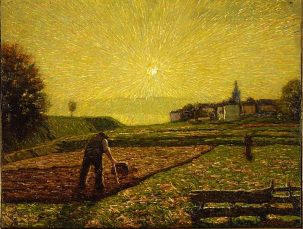 Sunset In Autumn by Carlo Fornara