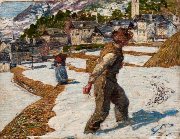 The Sower by Carlo Fornara
