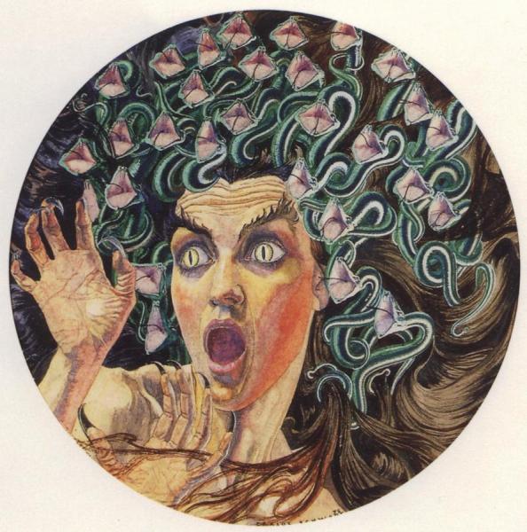 Medusa by Carlos Schwabe