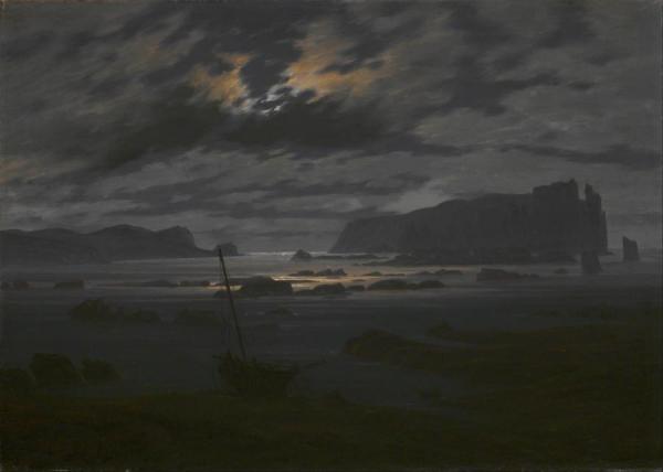 Northern Sea In The Moonlight by Caspar David Friedrich