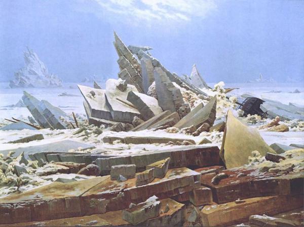 Sea Of Ice by Caspar David Friedrich