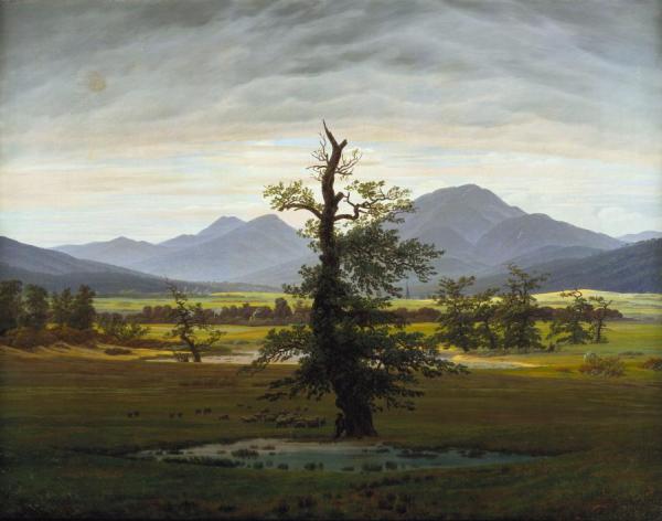 The Solitary Tree by Caspar David Friedrich
