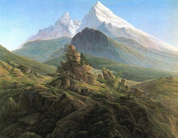 The Watzmann by Caspar David Friedrich Oil Painting Reproductions