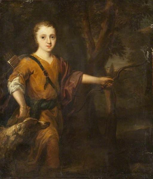 Diana by Caspar Netscher