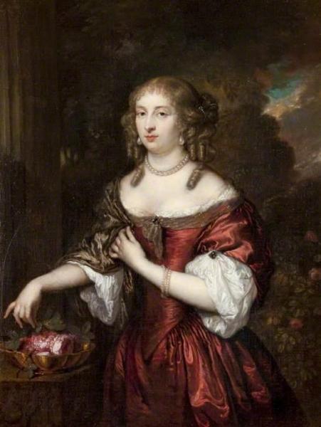 Portrait Of A Woman by Caspar Netscher Oil Painting Reproductions