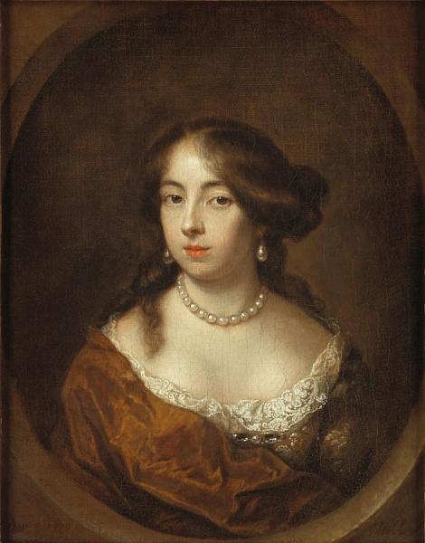 Portrait Of Cecilia De Jonge Van Ellemeet by Caspar Netscher Oil Painting Reproductions