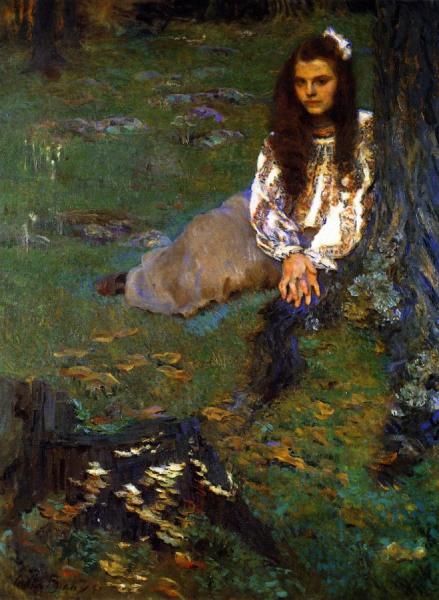 Cecilia Beaux Dorothea In The Woods