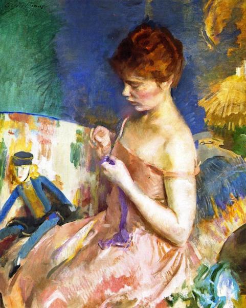 Dressing Dolls by Cecilia Beaux