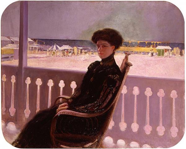 Retrato De Su Mujer by Cecilio Pla Y Gallardo