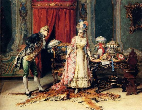 Flowers For Her Ladyship by Cesare Augusto Detti