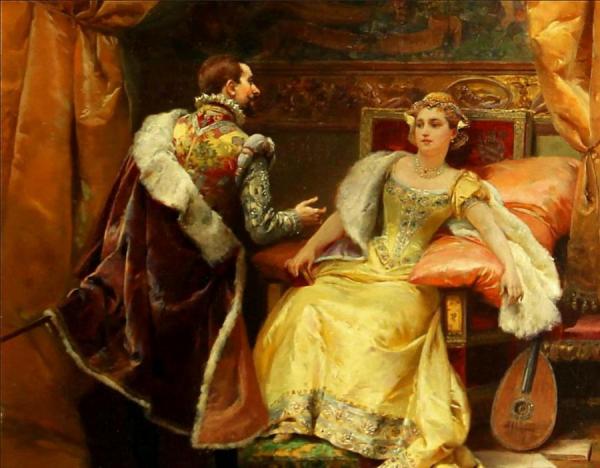 The Royal Audience by Cesare Augusto Detti