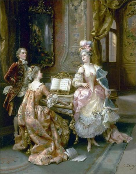 Cesare Augusto Detti The Singing Lesson