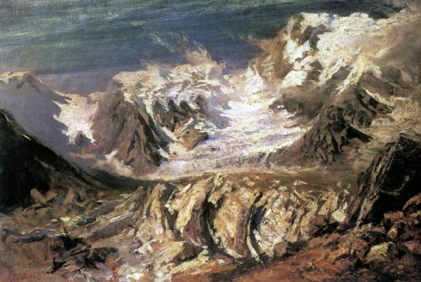 Glacier Macugnaga by Cesare Tallone